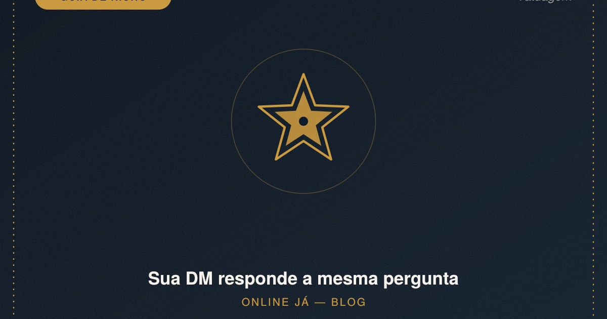 Capa do artigo — Landing page pra tatuador muda suas DMs · Online Já